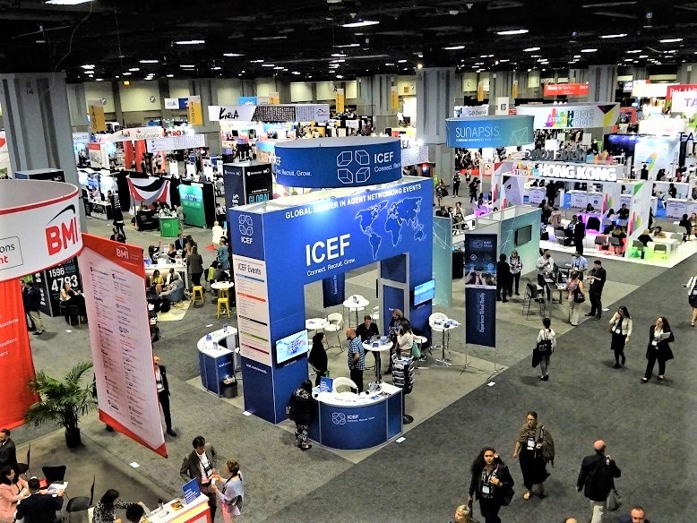 海外大学との交流促進のために、3大国際教育交流フェア(NAFSA、EAIE